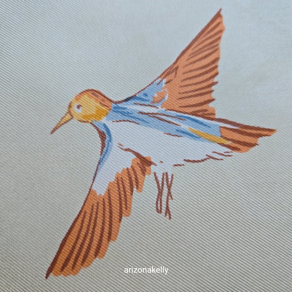 Silk Scarf Hand-Rolled Birds Réunion des Musées Nationaux France - Picture 8 of 13